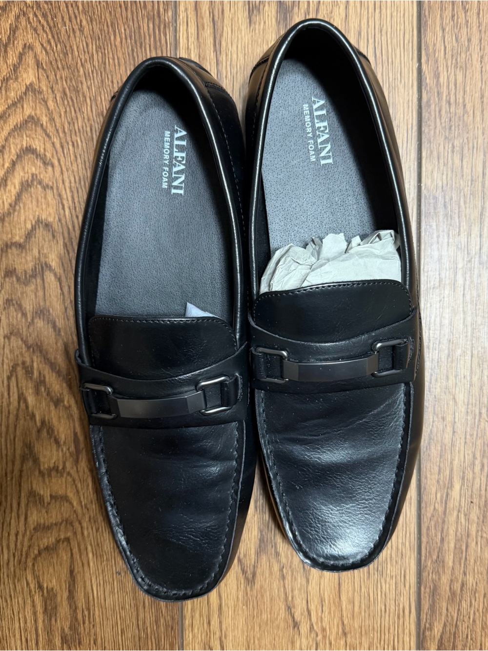 [Used/Like New] Alfani Drivers Black // Men Size 11